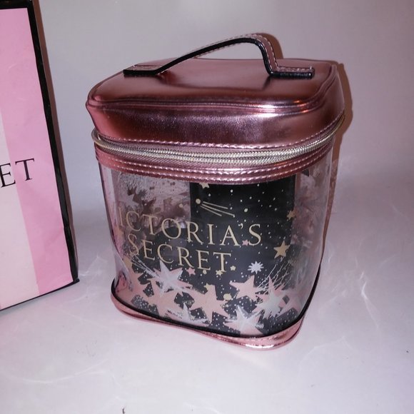 Victoria Secret Travel Case Make‎ Up Bag Small Tote - Picture 6 of 8